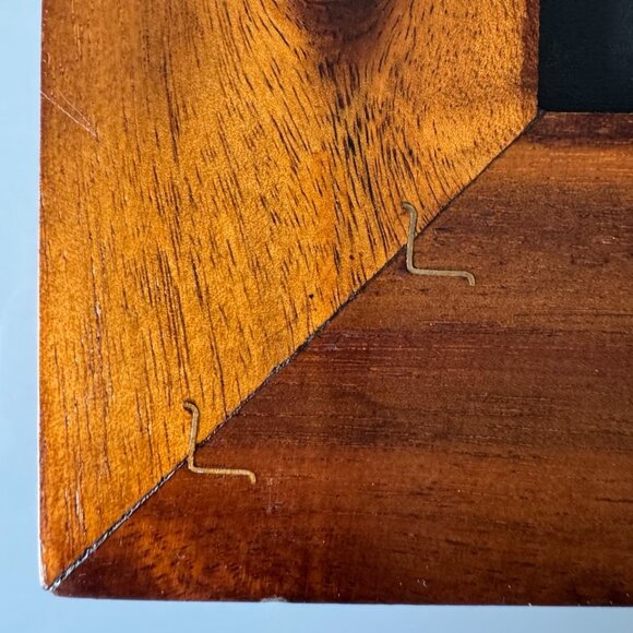 Wooden 4x6 Photo Frame Rustic Freestanding Tabletop Picture Display BP Industrie - Picture 7 of 7